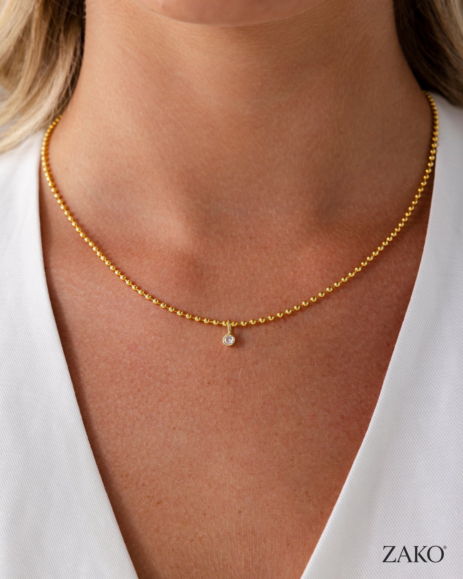 Bianca Solitaire Pendant - Image 2