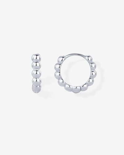 Celine Beaded Huggies