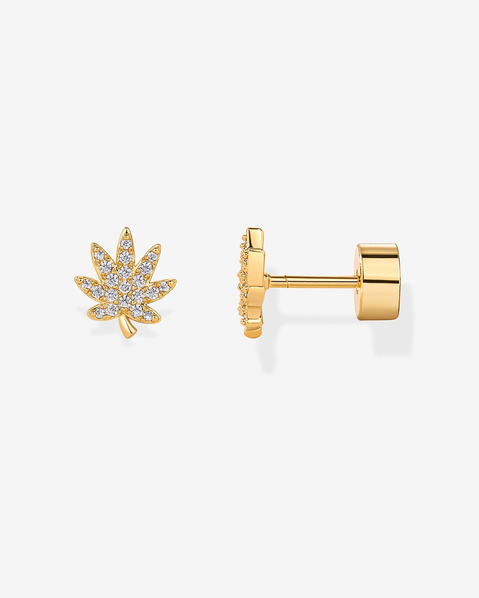 Amara Leaf Studs