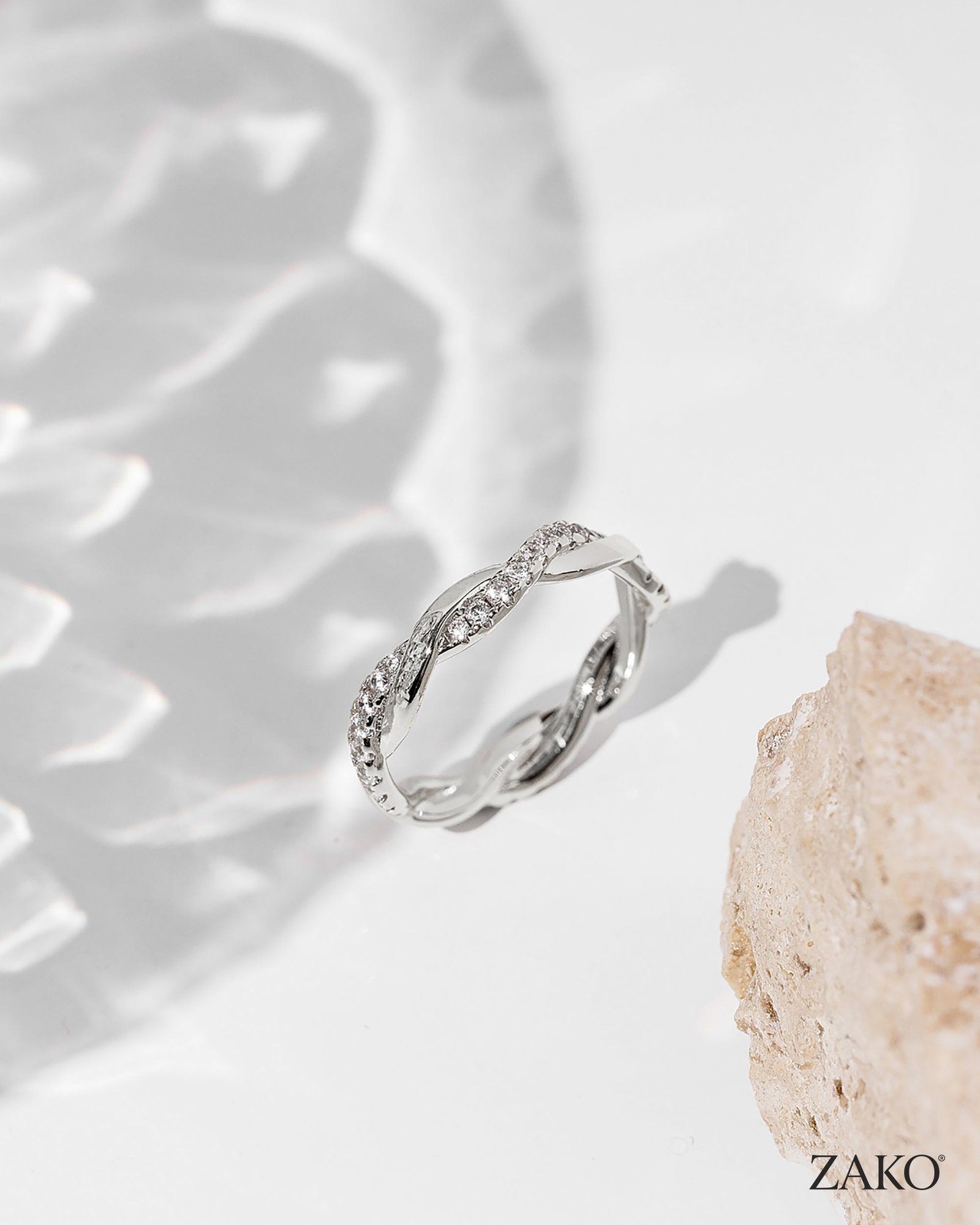 Solene Eternity Ring - Image 15