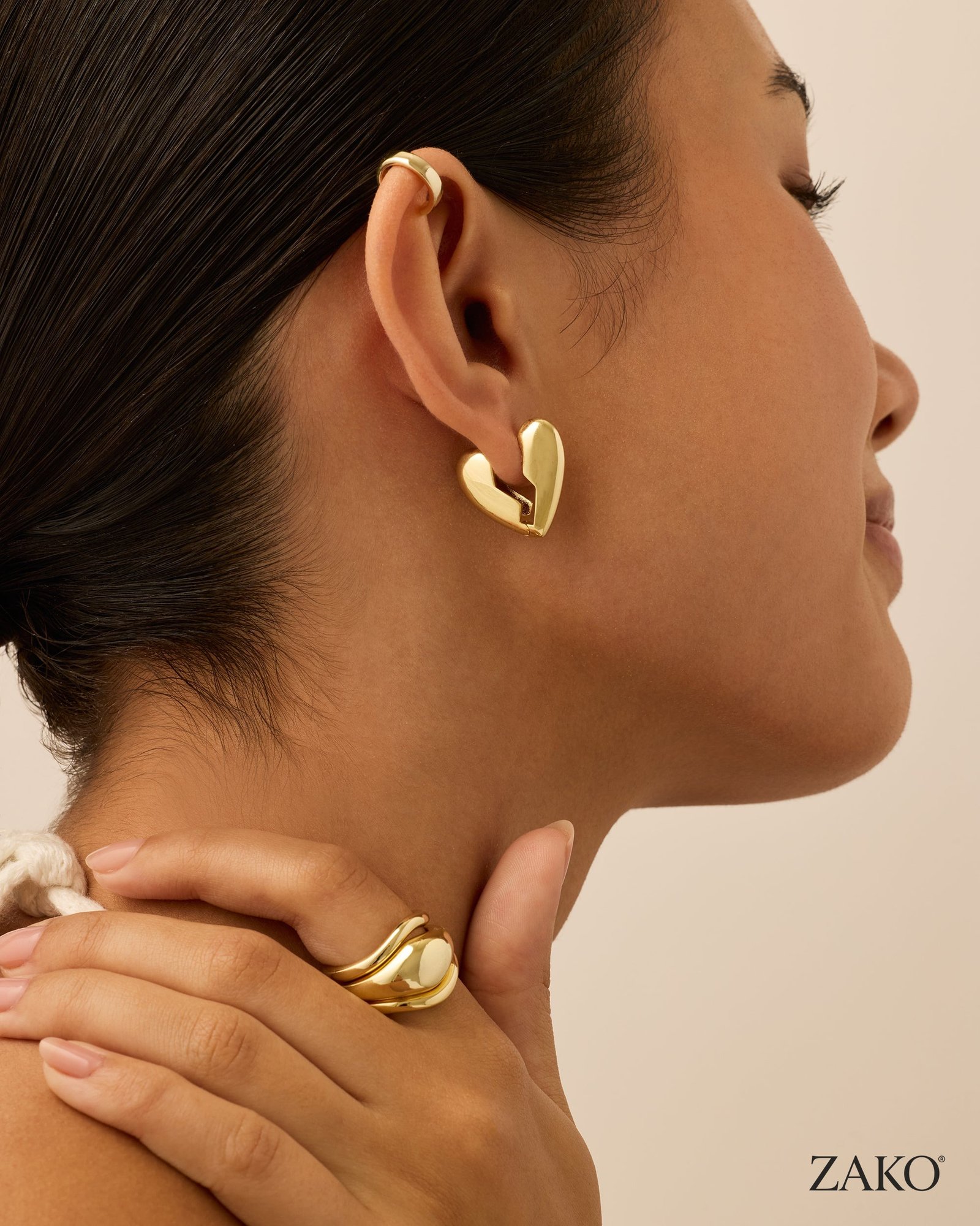 Perla Heart Hoops - Image 5