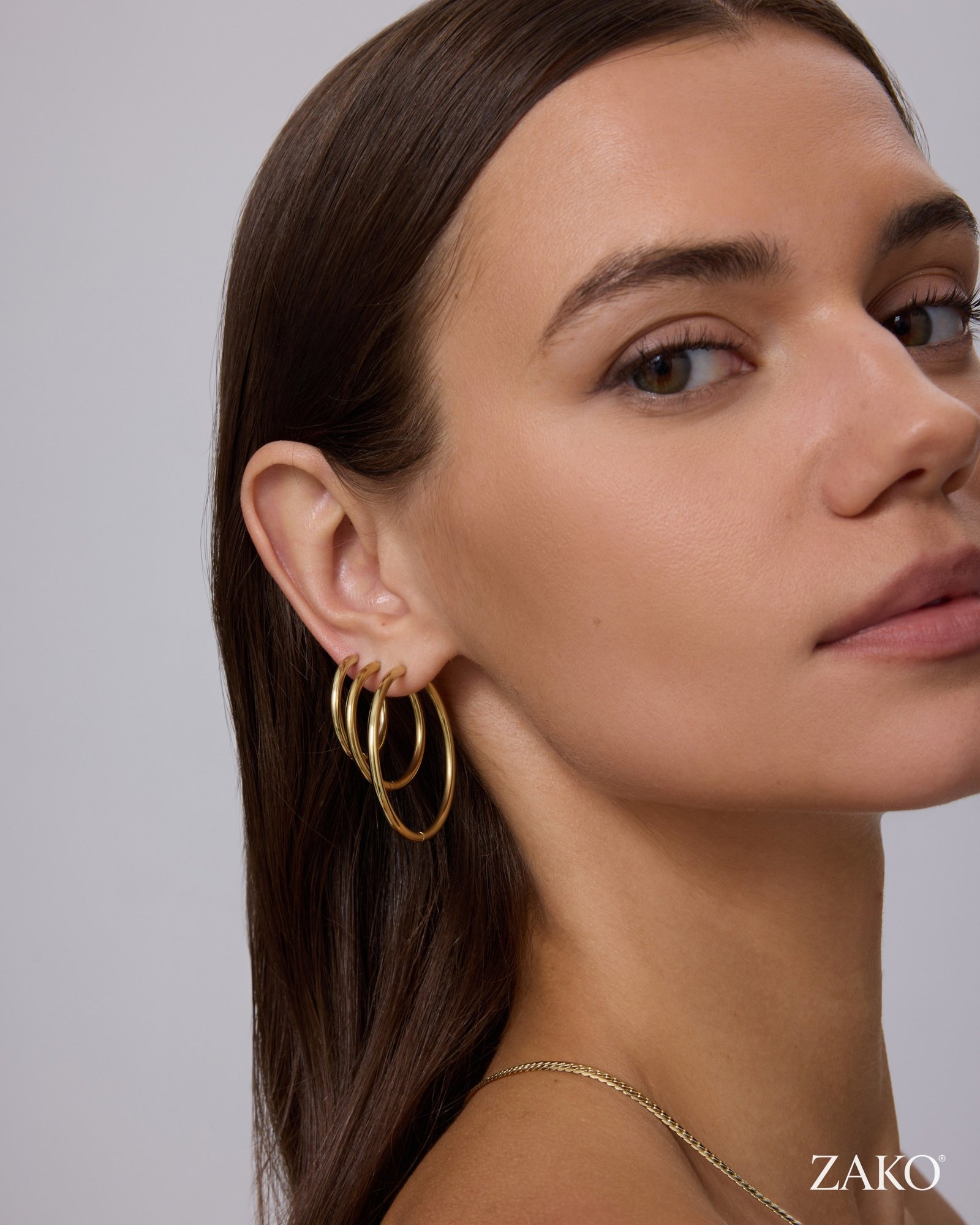 Vivienne Hoop Earrings - Image 3