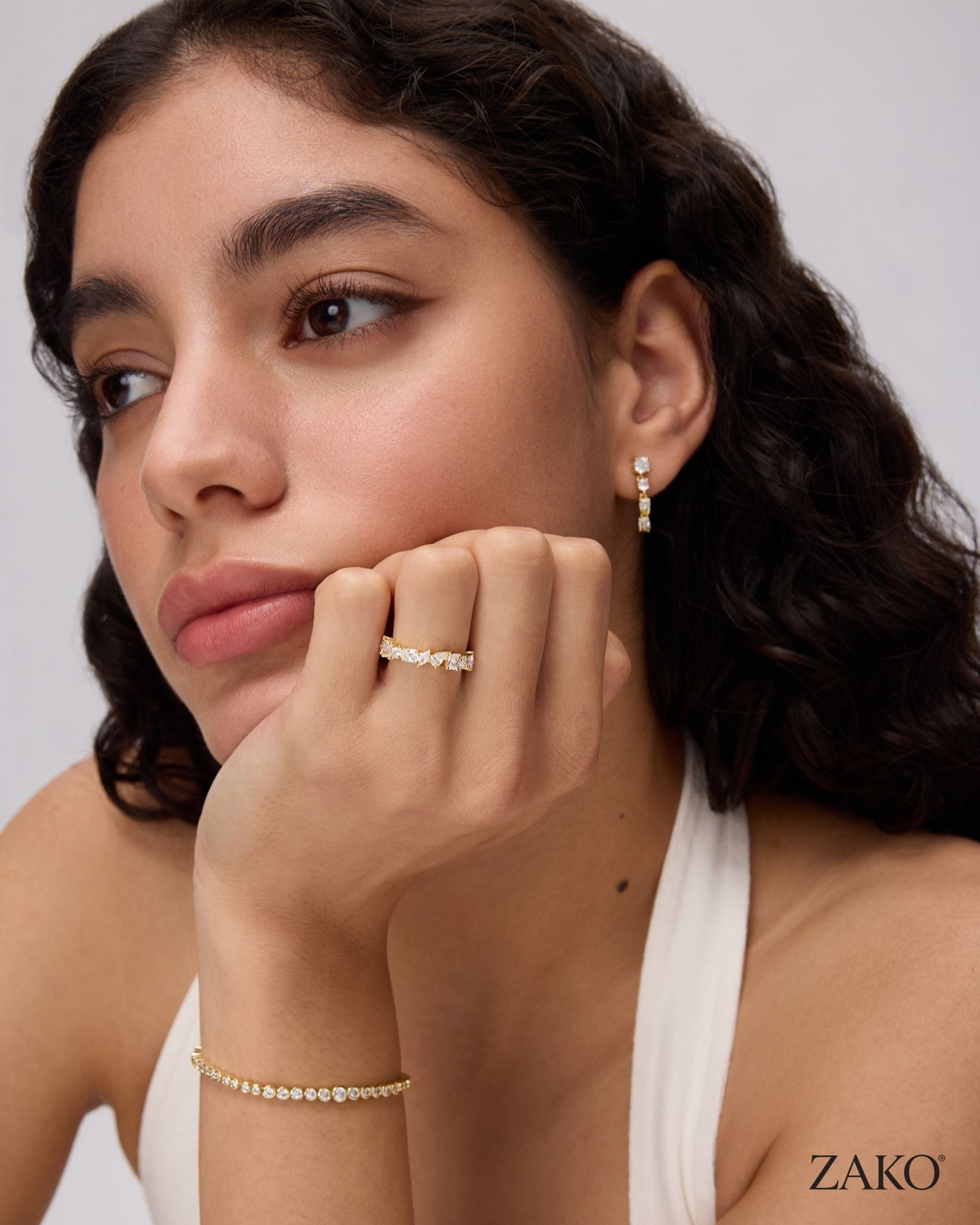 Amara Chain Studs - Image 6