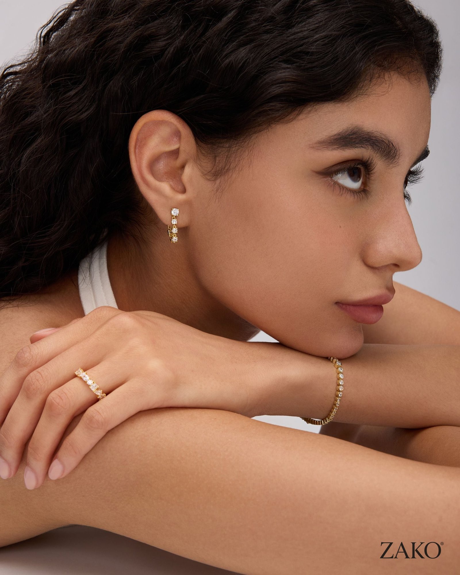 Amara Chain Studs - Image 7