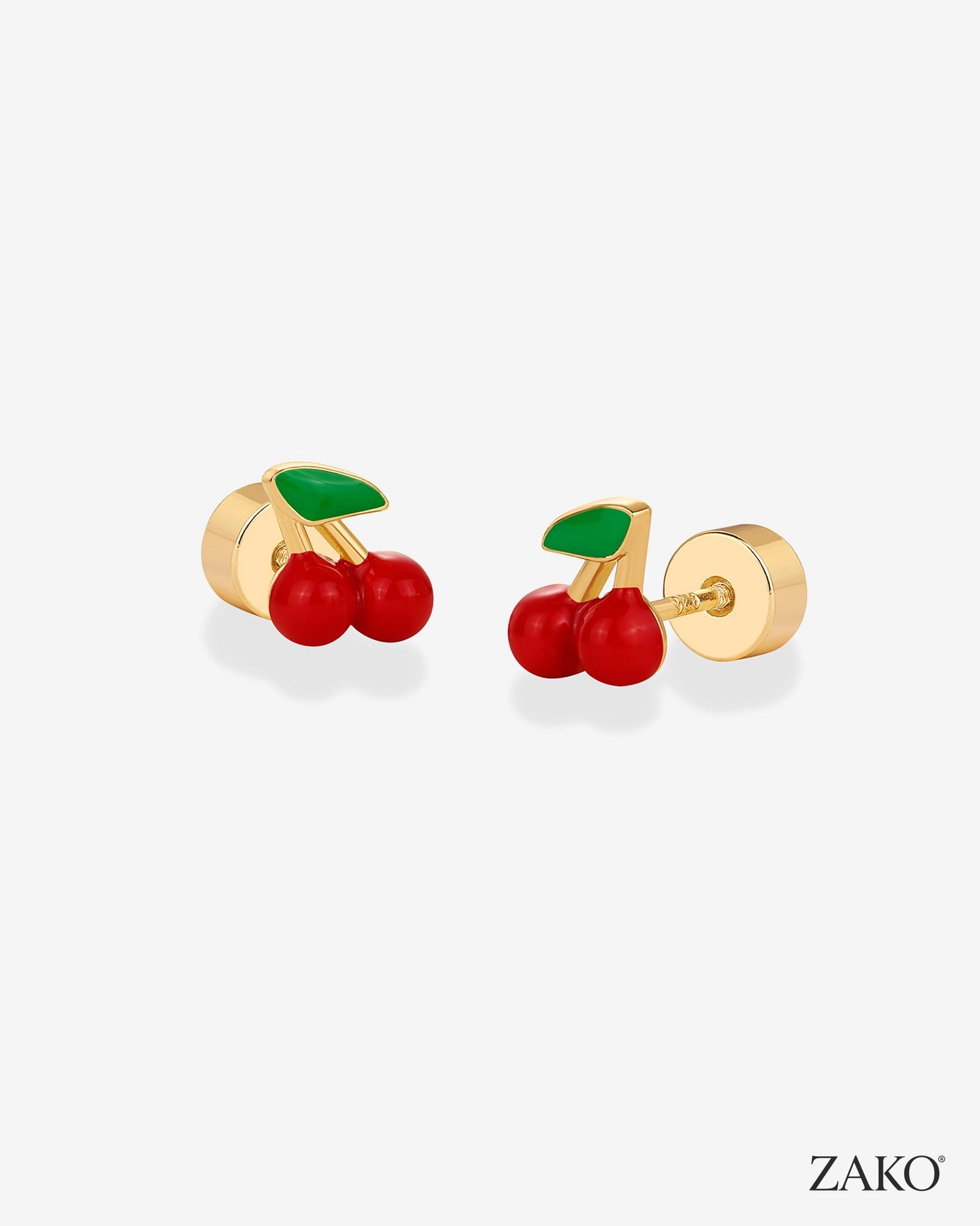 Noor Cherry Studs - Image 3
