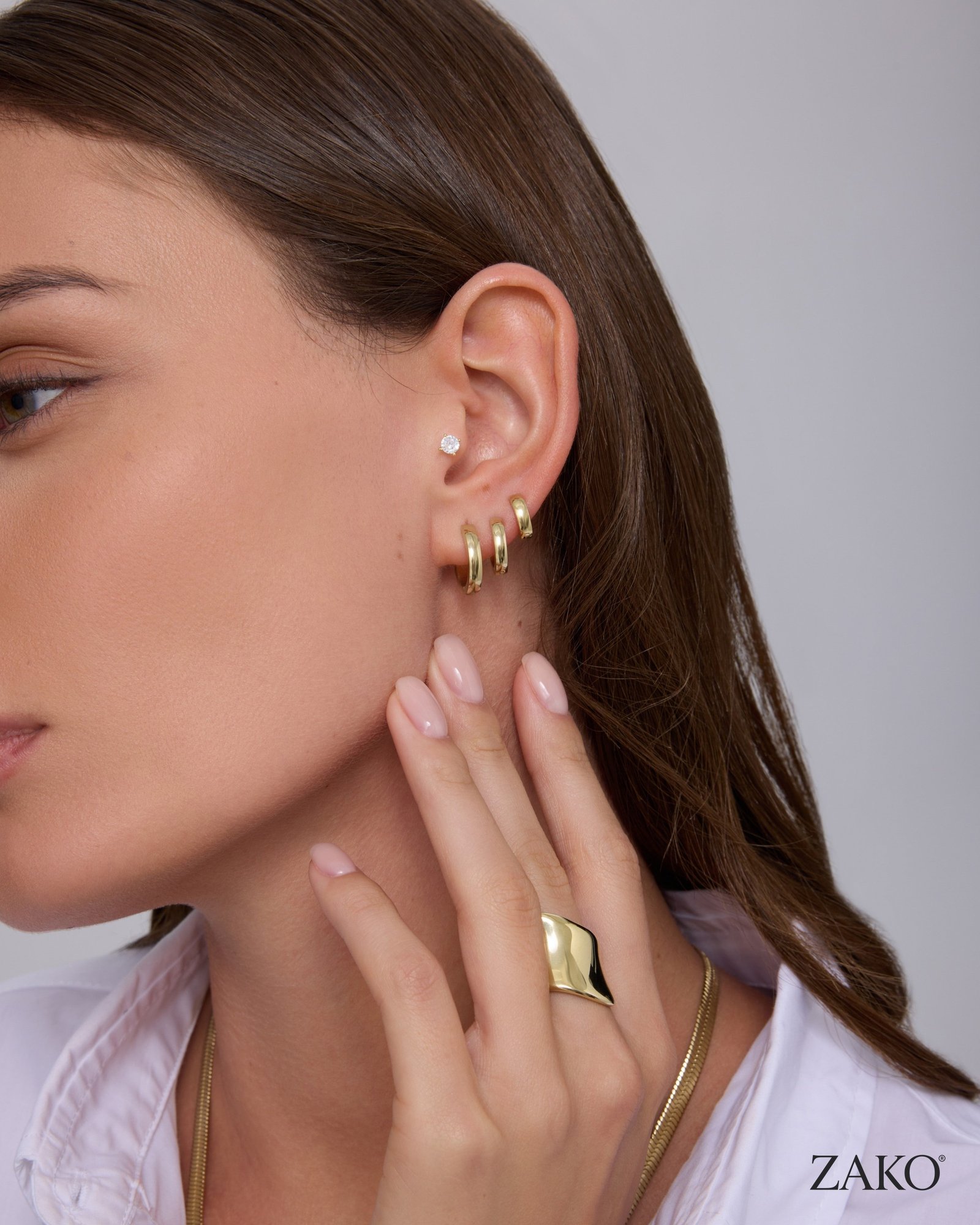 Thalia Hoop Earrings - Image 3