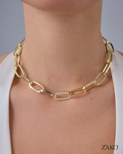 Noor Paperclip Necklace