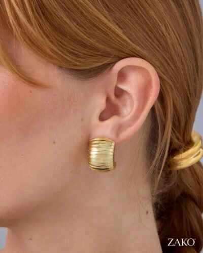 Lumi Ribbed Hoops