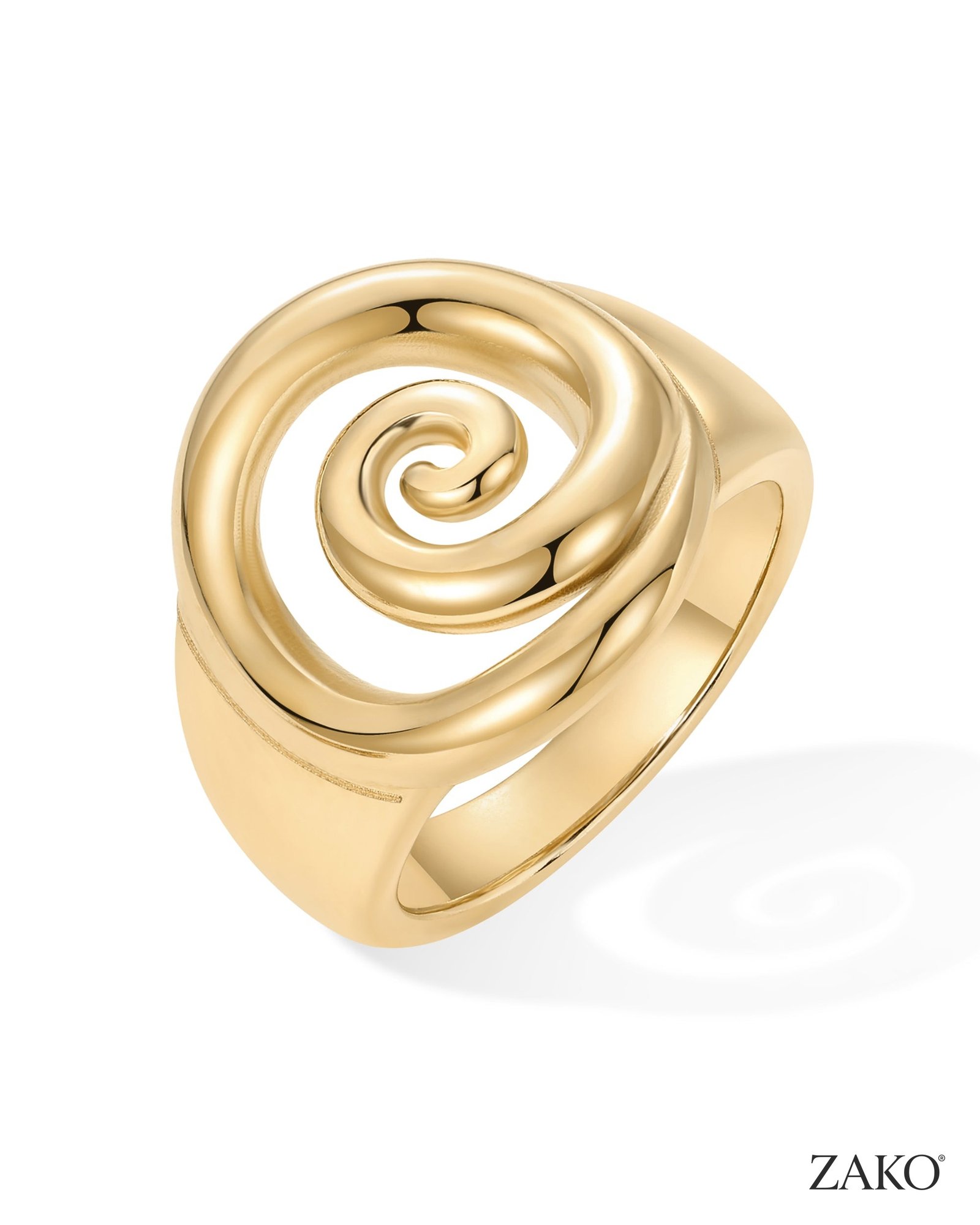 Elio Spiral Ring - Image 6