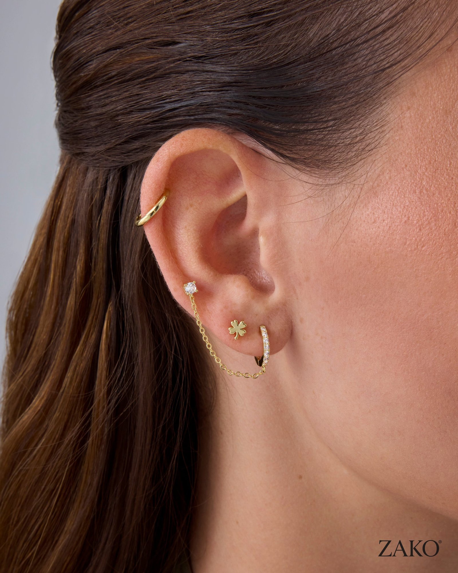 Isolde Clover Studs - Image 3