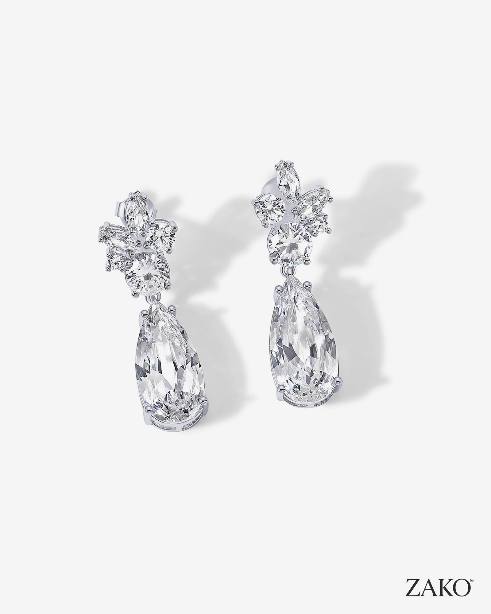 Vera Pear Drop Earrings - Image 6