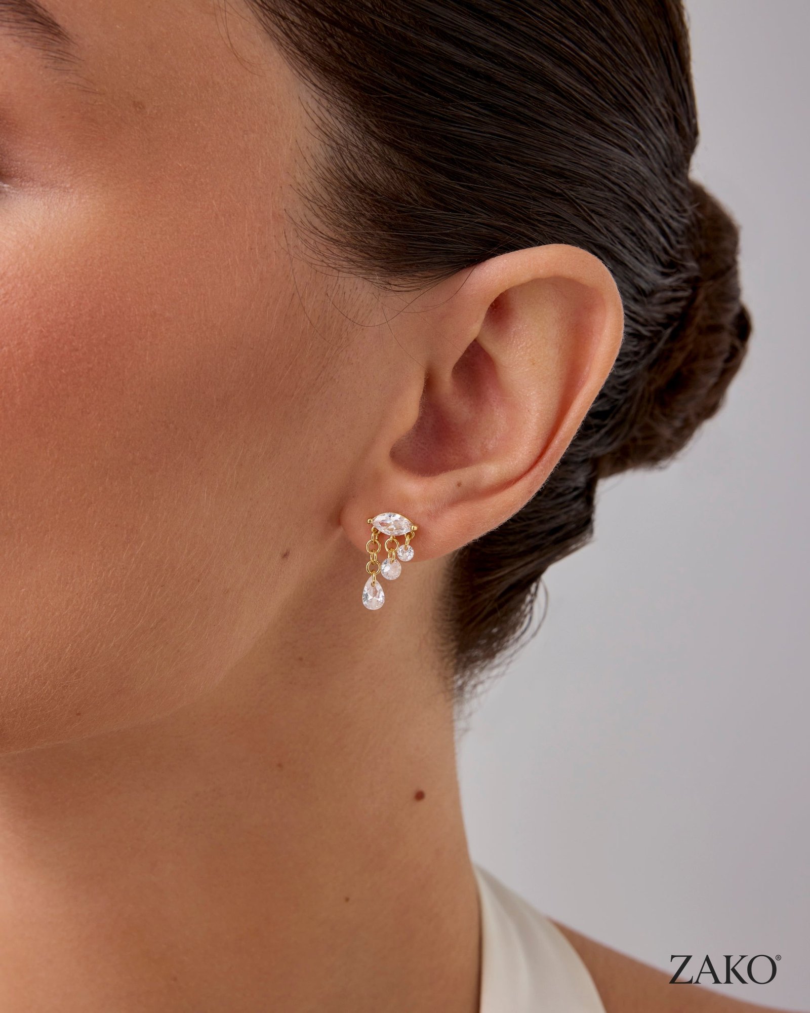 Saba Dangle Studs - Image 3
