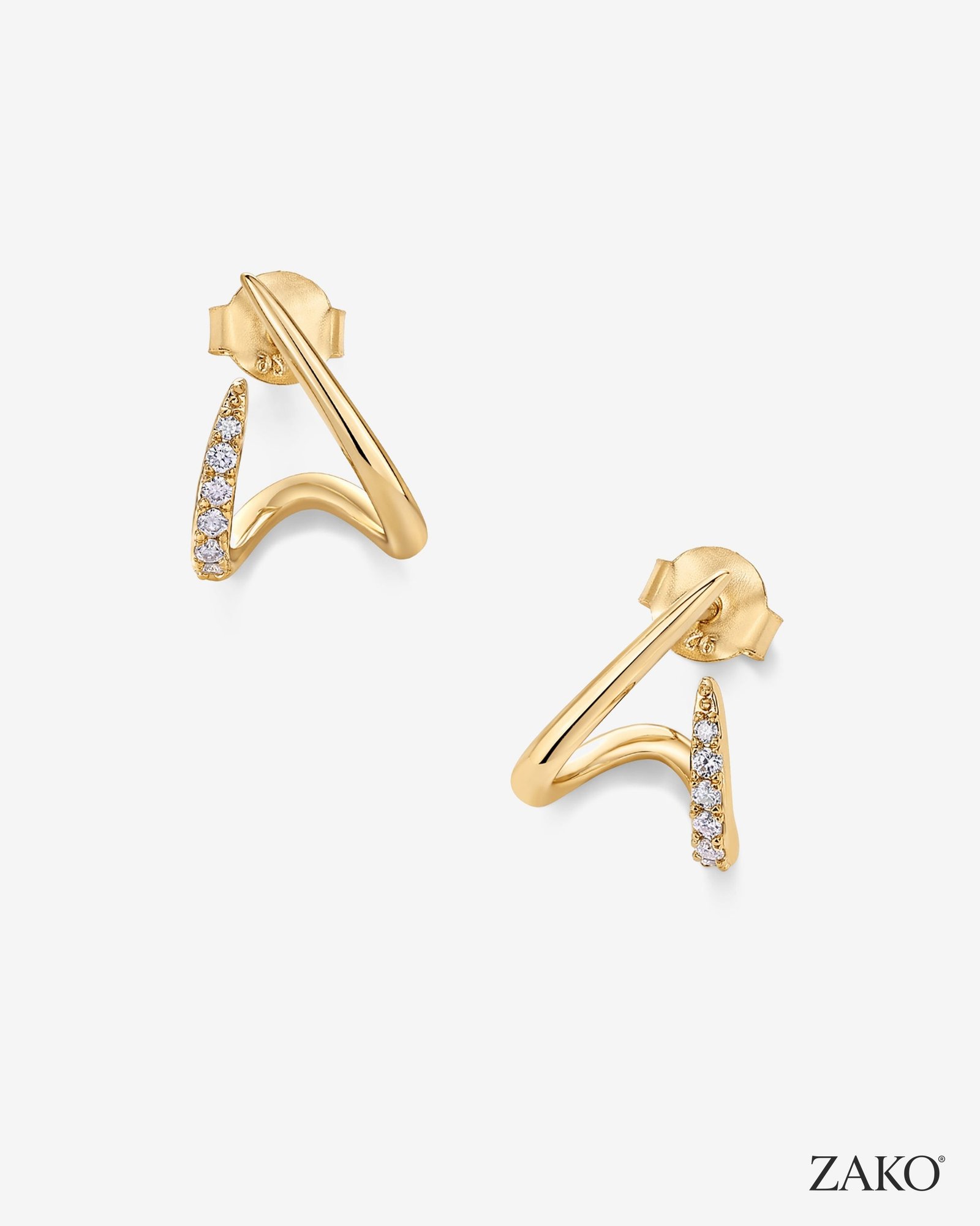 Aurelia Curved Studs - Image 2