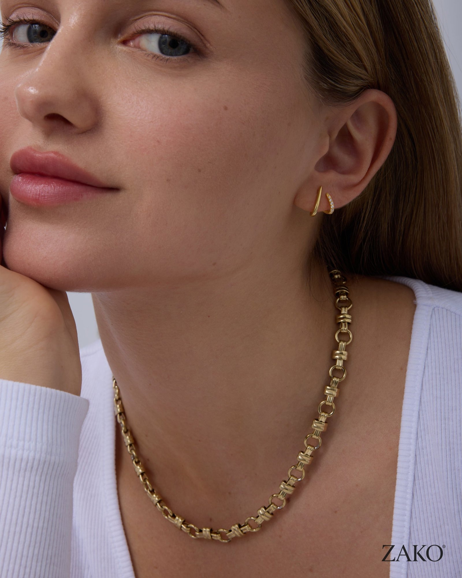 Aurelia Curved Studs - Image 4