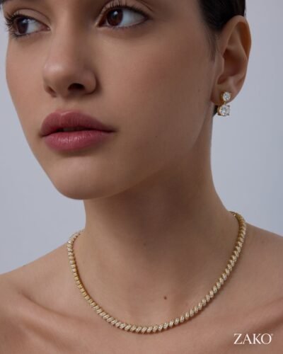 Alba Tennis Necklace