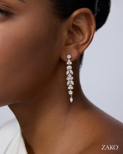 Elara Linear Drop Earrings