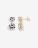 Ines Double Drop Earrings