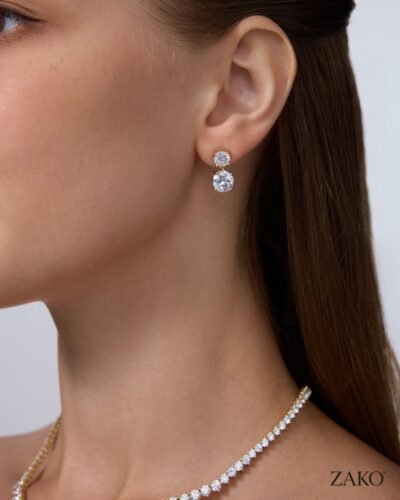 Ines Double Drop Earrings