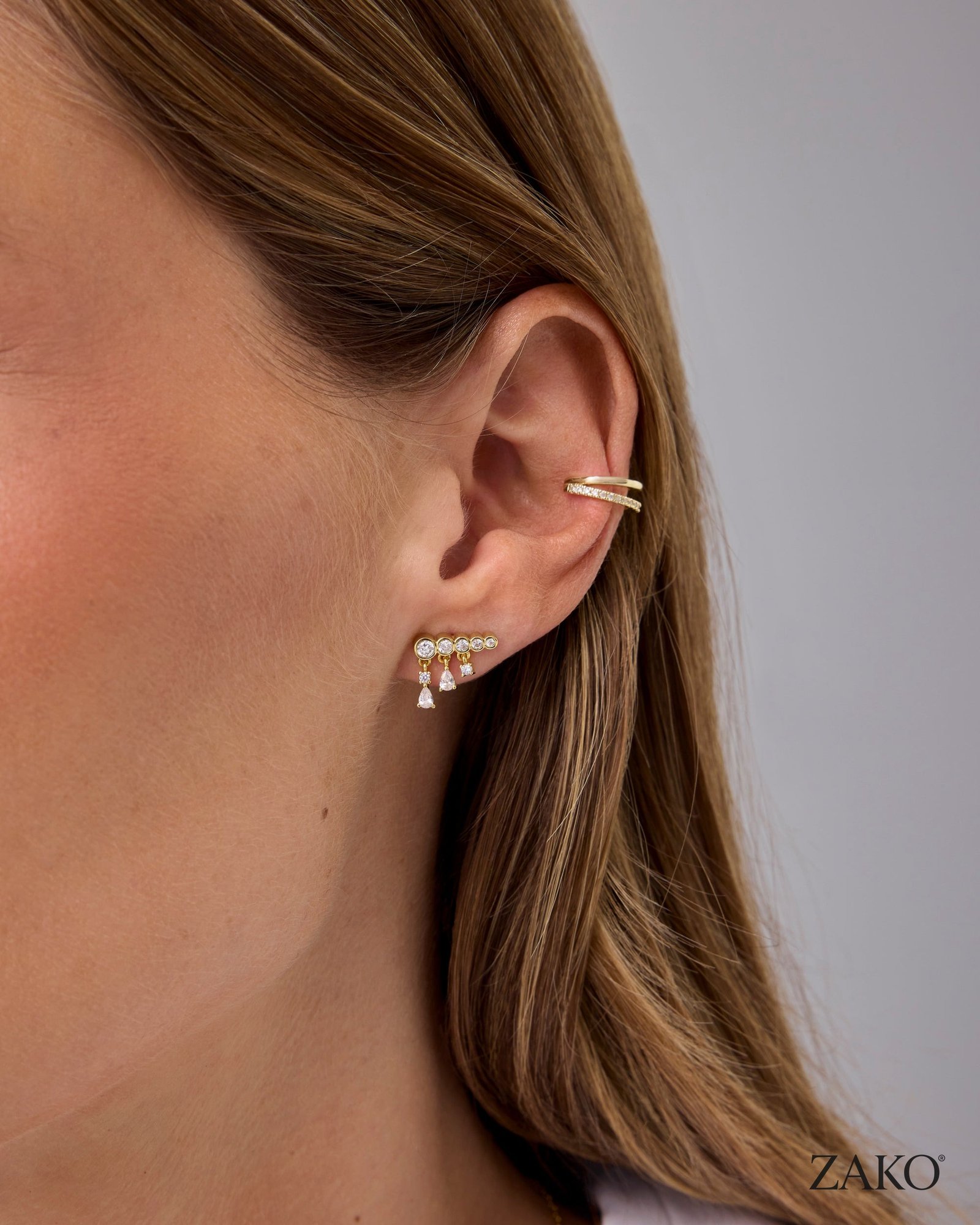Noor Dripping Dangle Earrings - Image 3