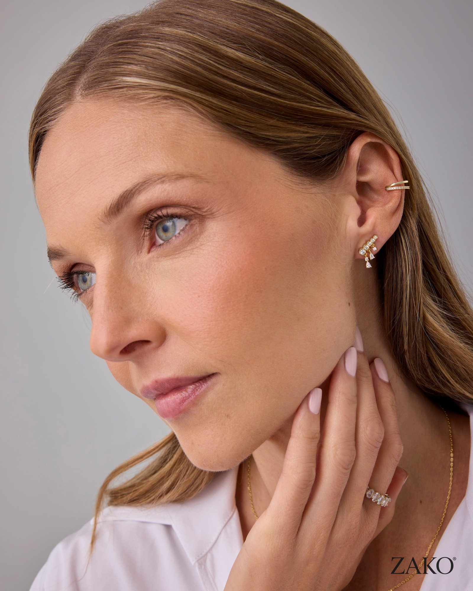 Noor Dripping Dangle Earrings - Image 4