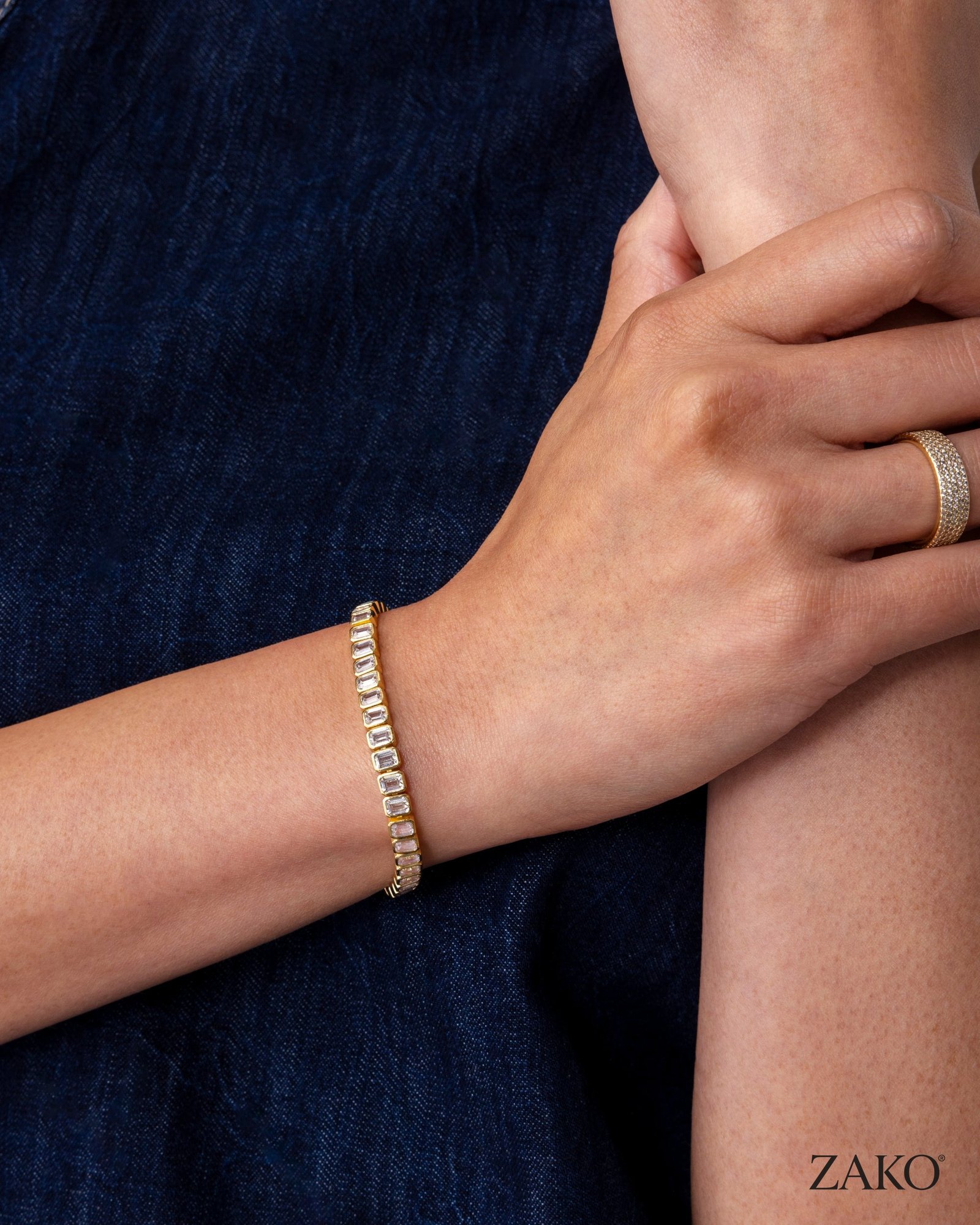 Mira Tennis Bracelet - Image 2