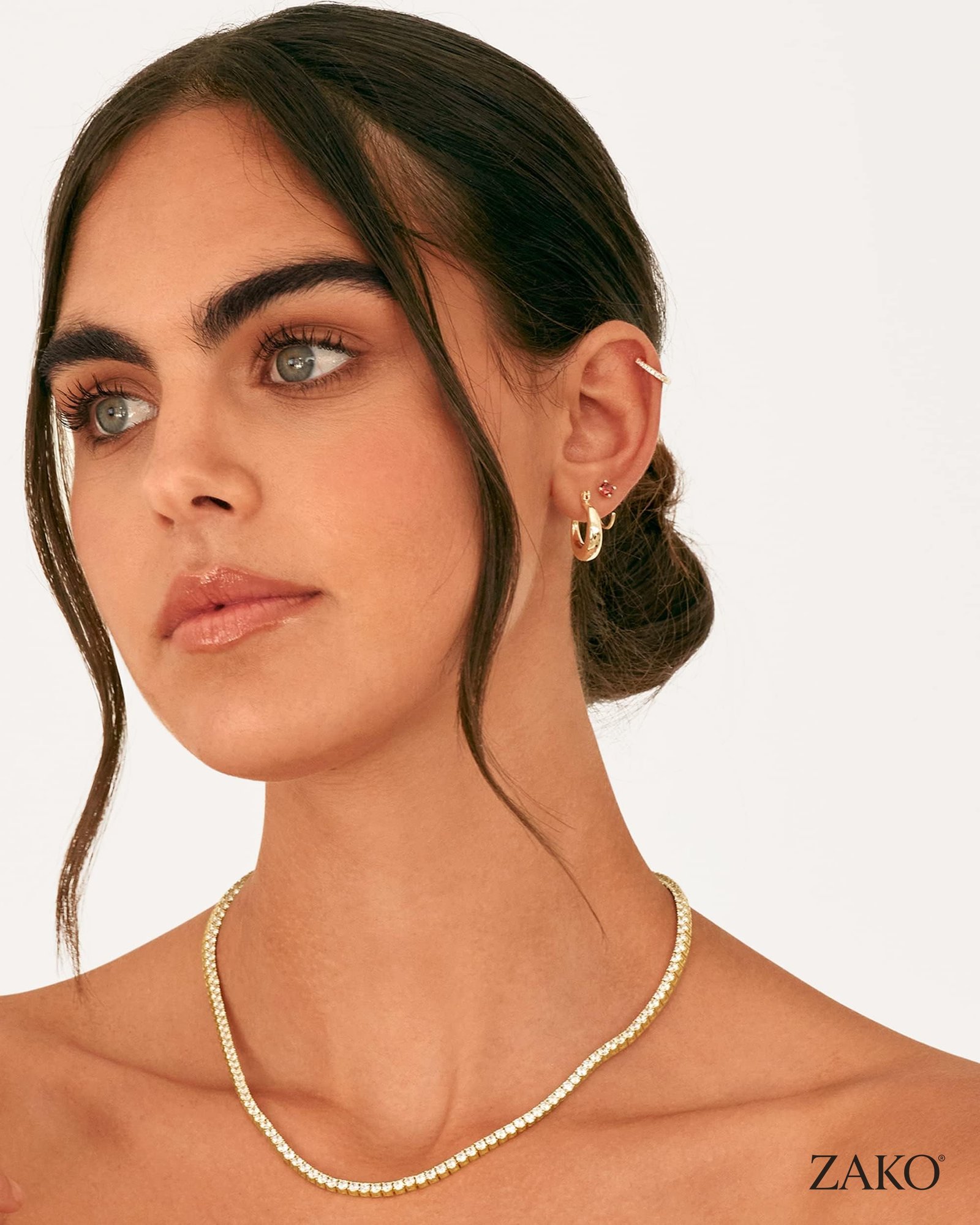 Solene Tennis Necklace - Image 2