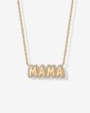 Vera Mama Nameplate Necklace