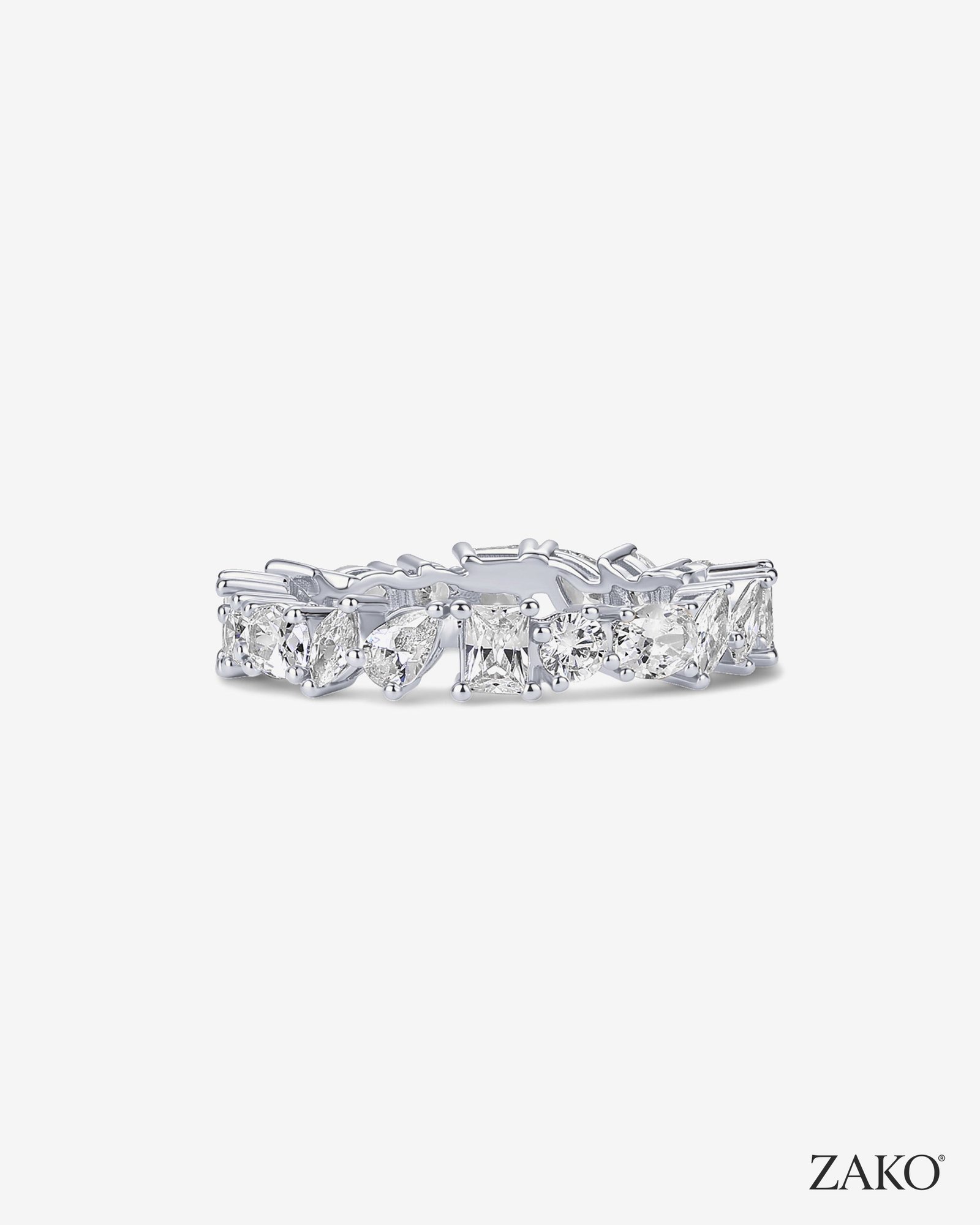 Celine Mixed Eternity Ring - Image 6