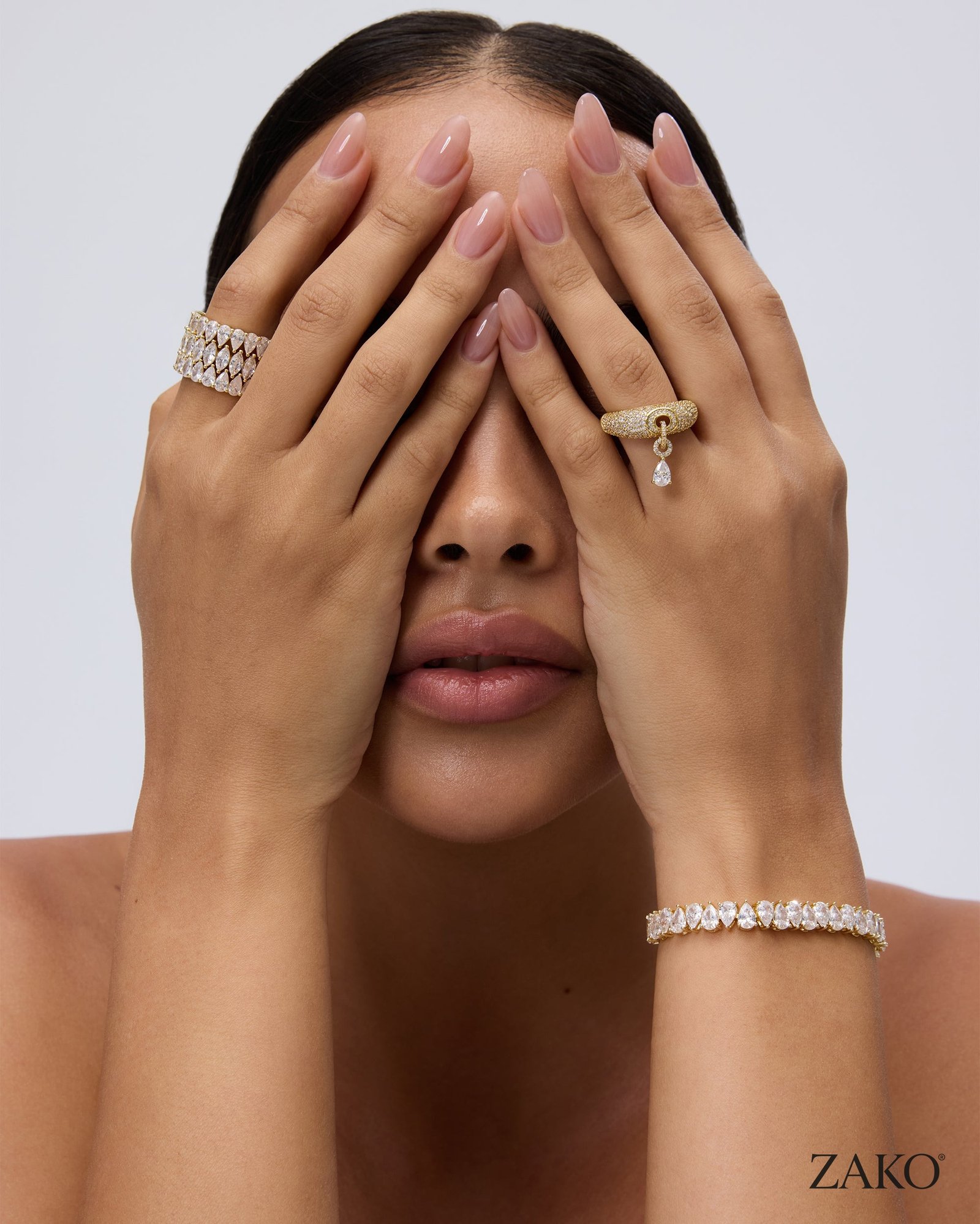 Solene Pear Tennis Bracelet - Image 4