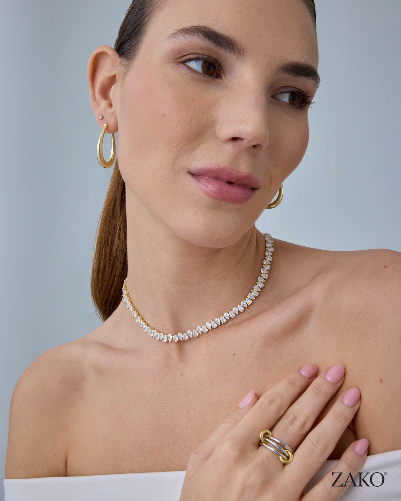 Lumi Tennis Necklace - Image 3