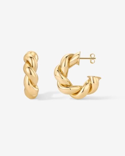 Aurelia Twisted Hoops