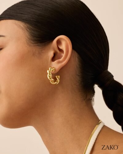 Aurelia Twisted Hoops