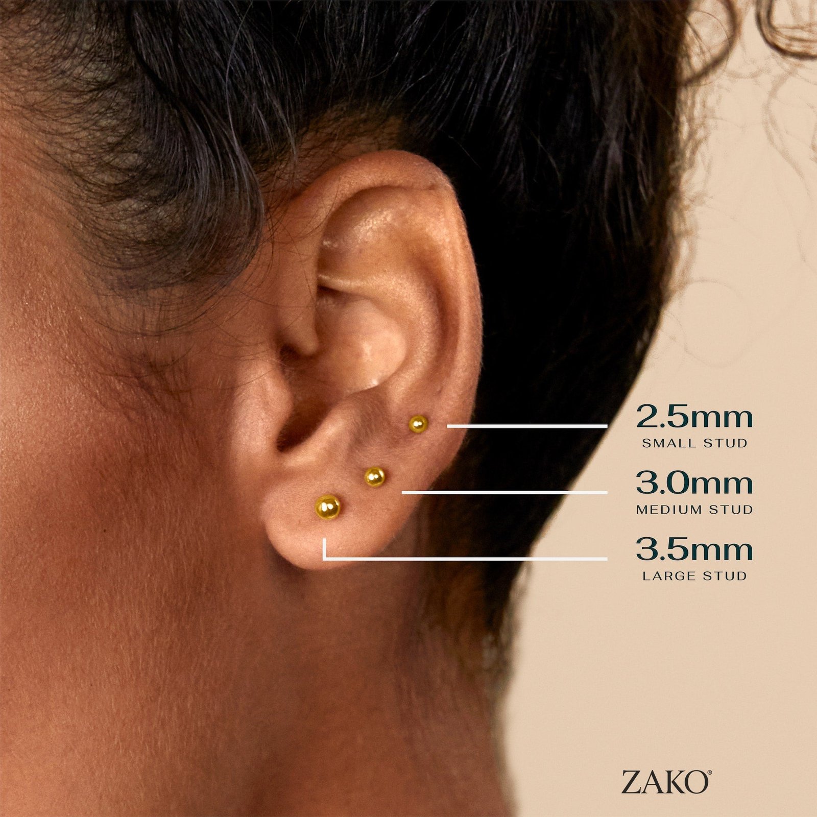 Celine Ball Studs - Image 4