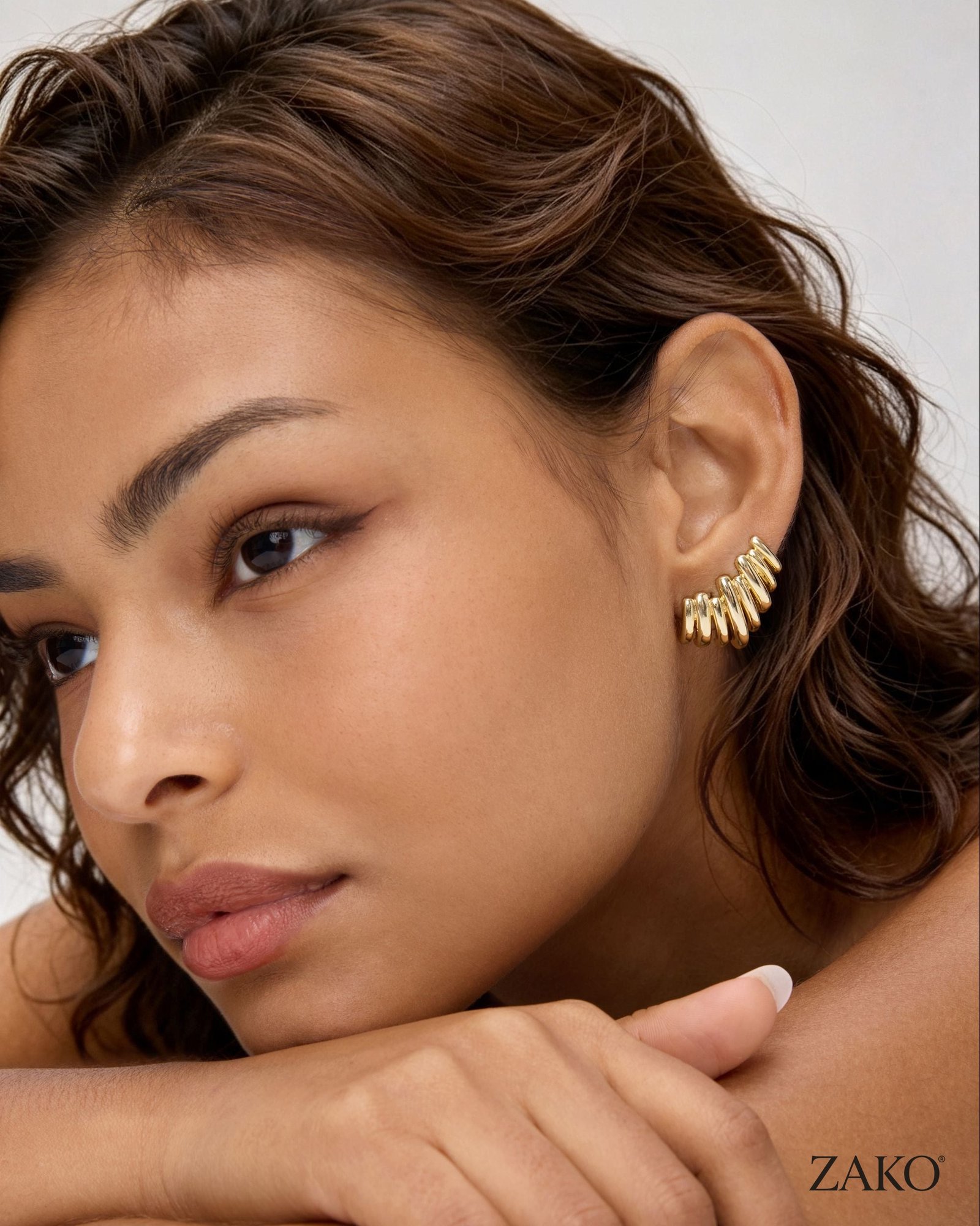 Solene Climber Earrings - Image 5