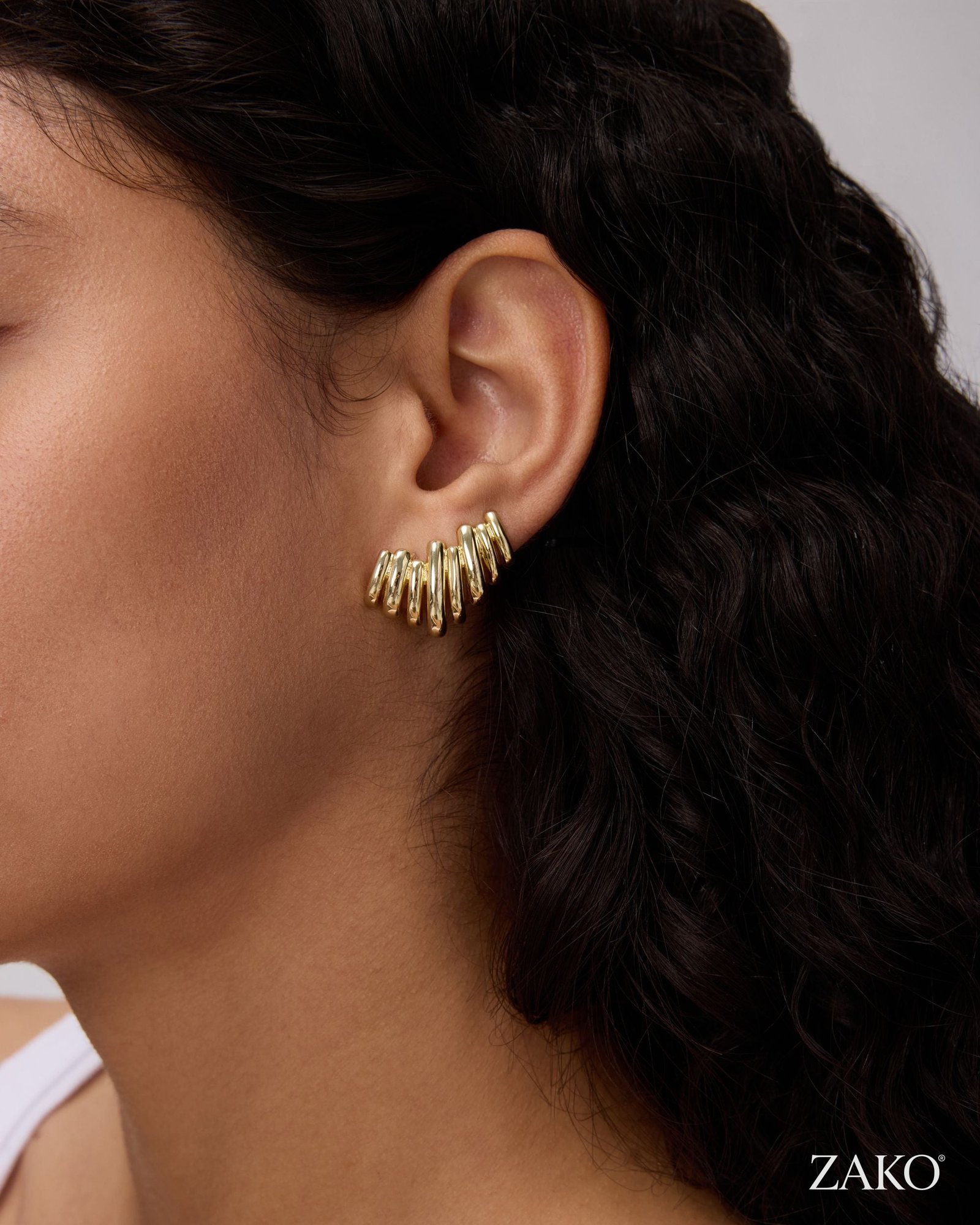 Solene Climber Earrings - Image 4