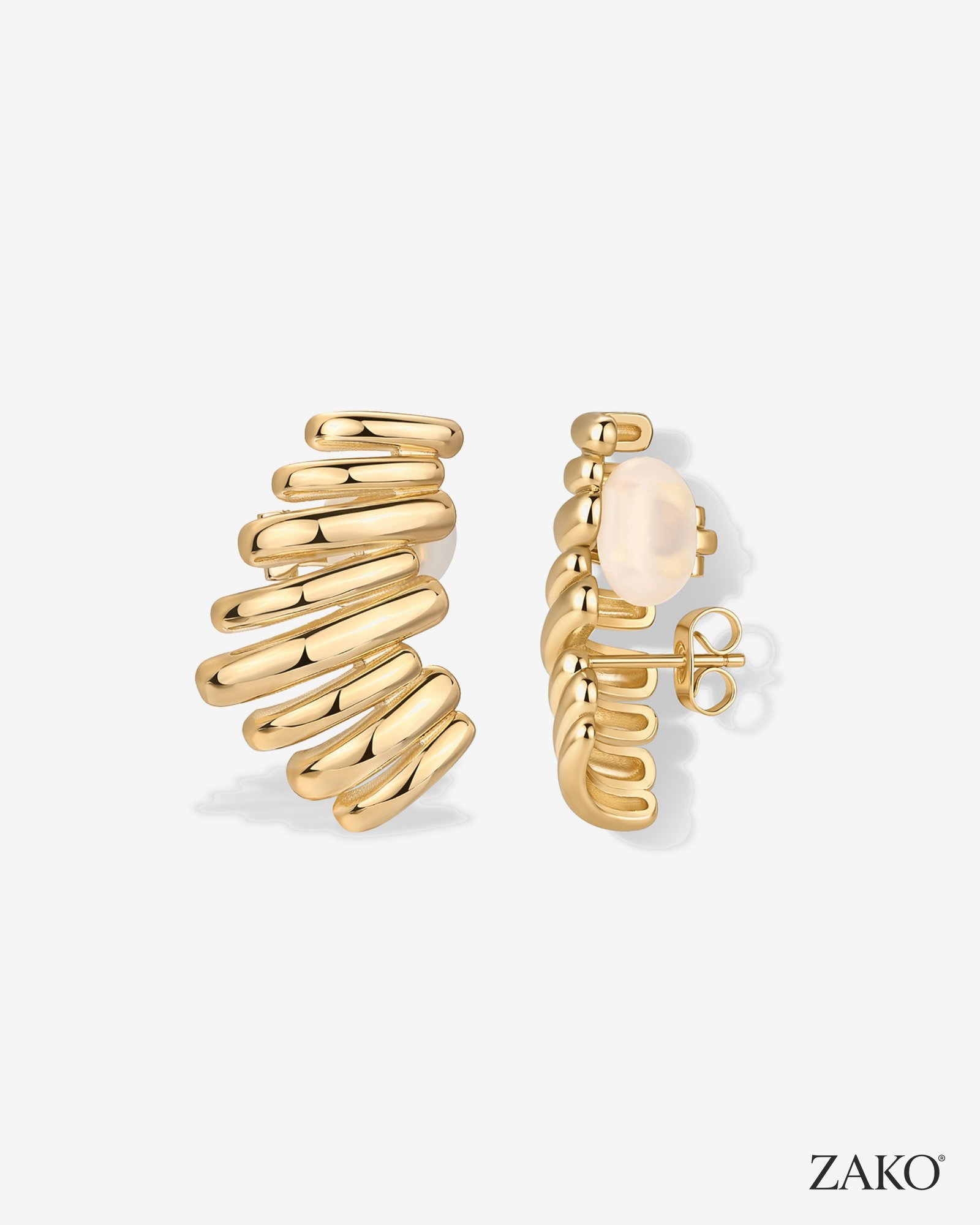Solene Climber Earrings - Image 2
