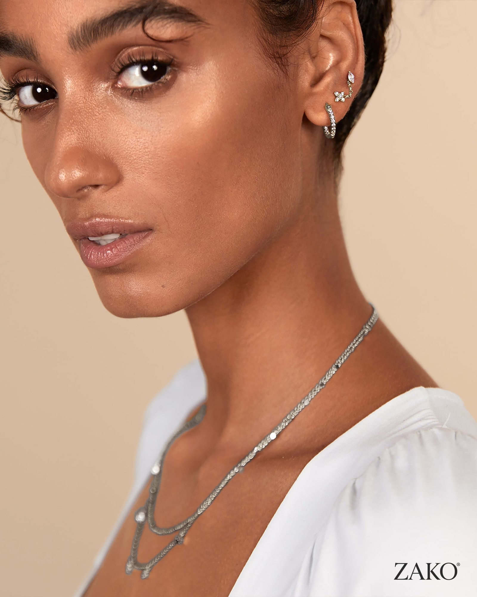 Aurelia Flower Studs - Image 7