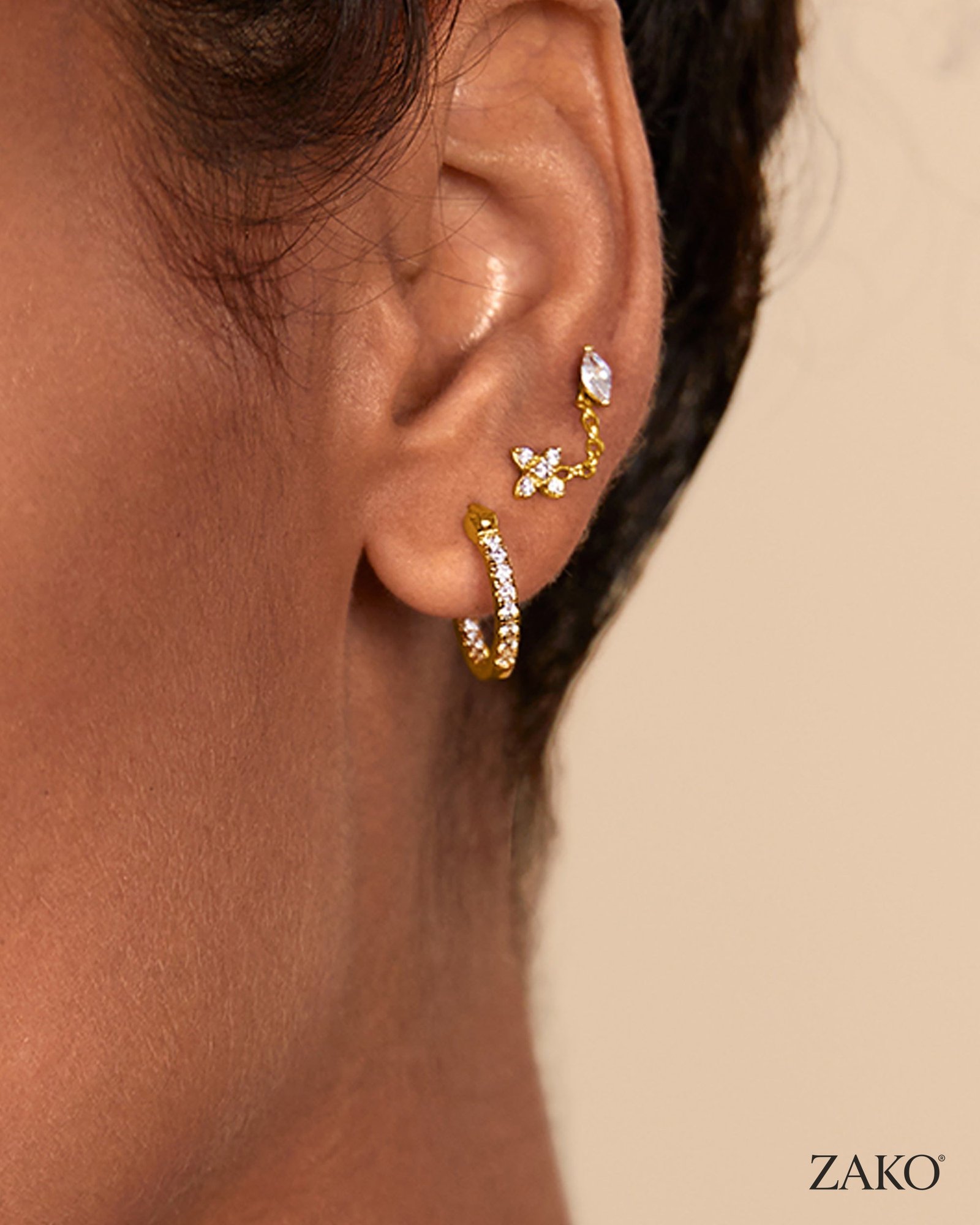 Aurelia Flower Studs - Image 3