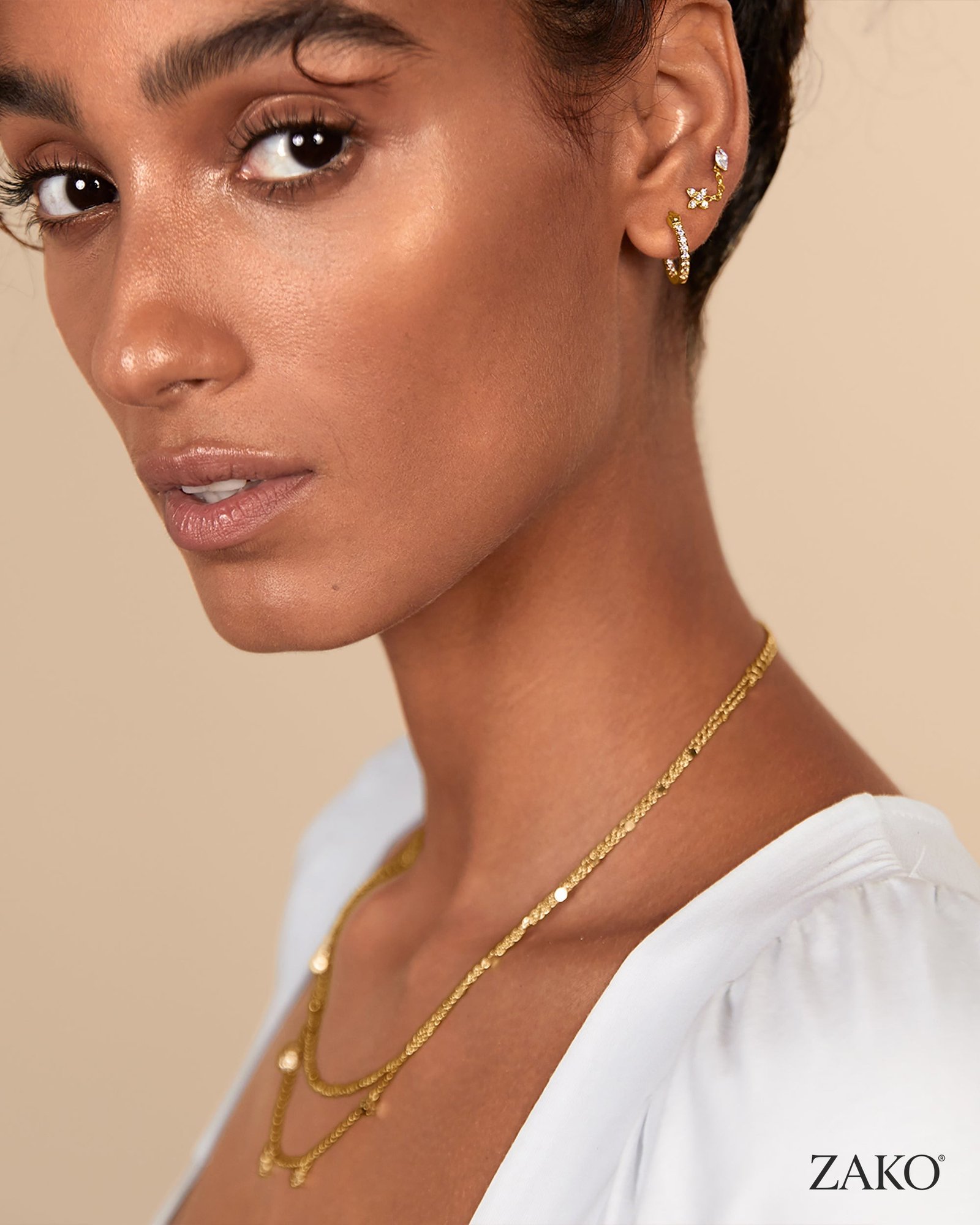 Aurelia Flower Studs - Image 4