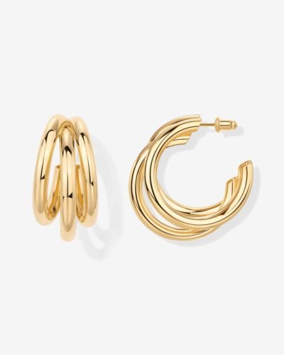 Lena Triple Hoops