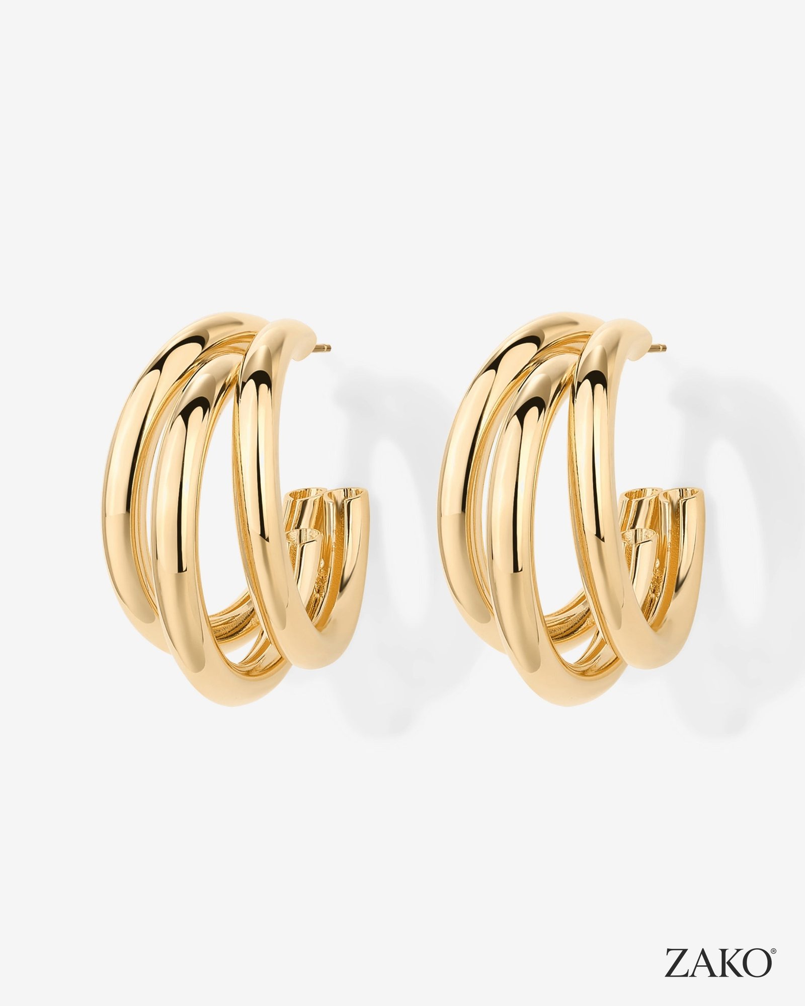 Nola Triple Hoops - Image 2