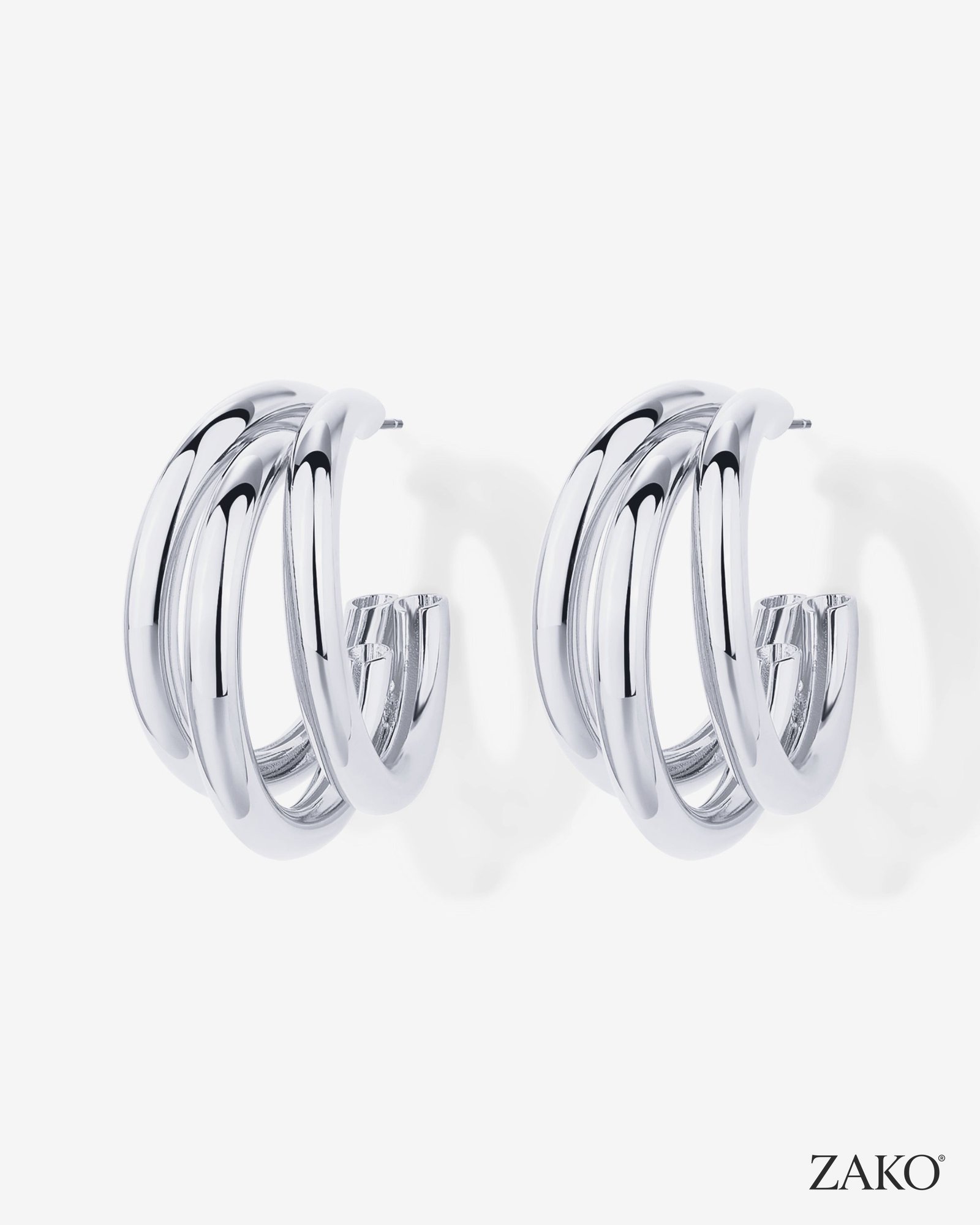 Nola Triple Hoops - Image 7