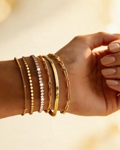 Zircon Bracelet Set (6)