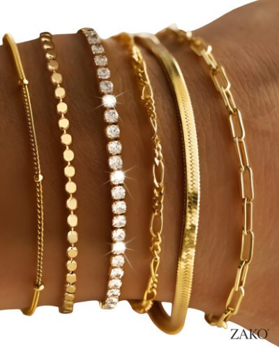 Zircon Bracelet Set (6)