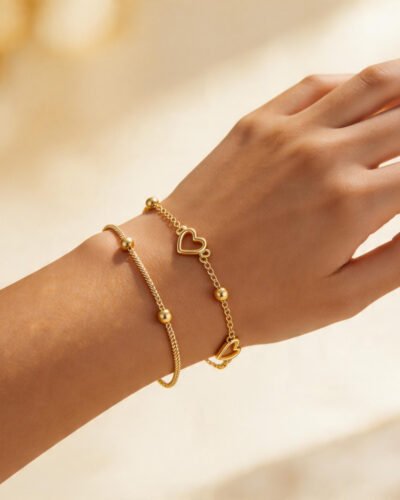 Heart Charm Bracelet