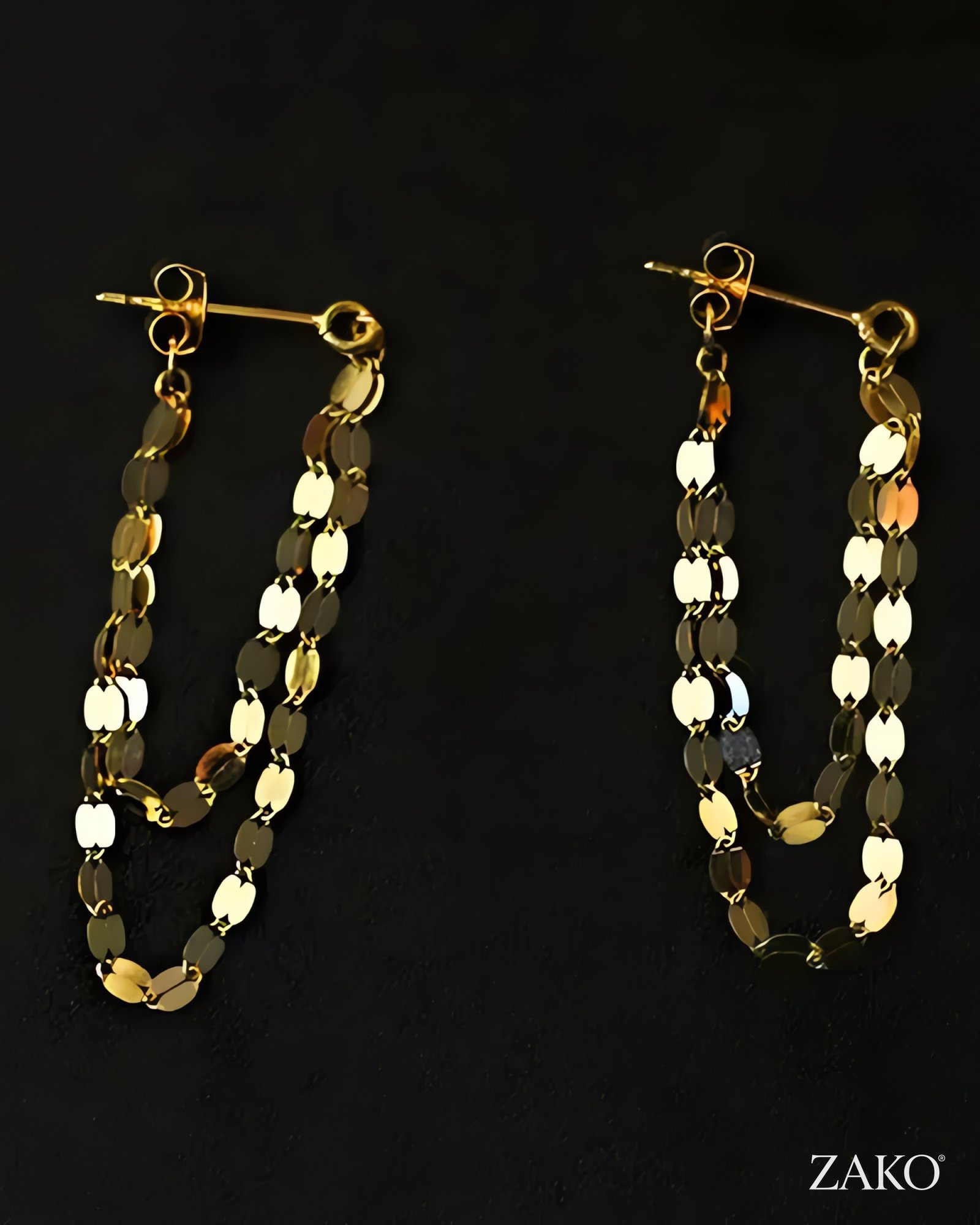 Chain Drop Earrings - Image 6