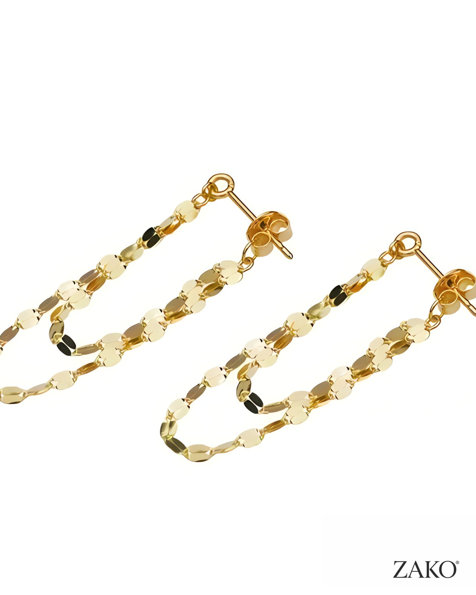 Chain Drop Earrings - Image 8