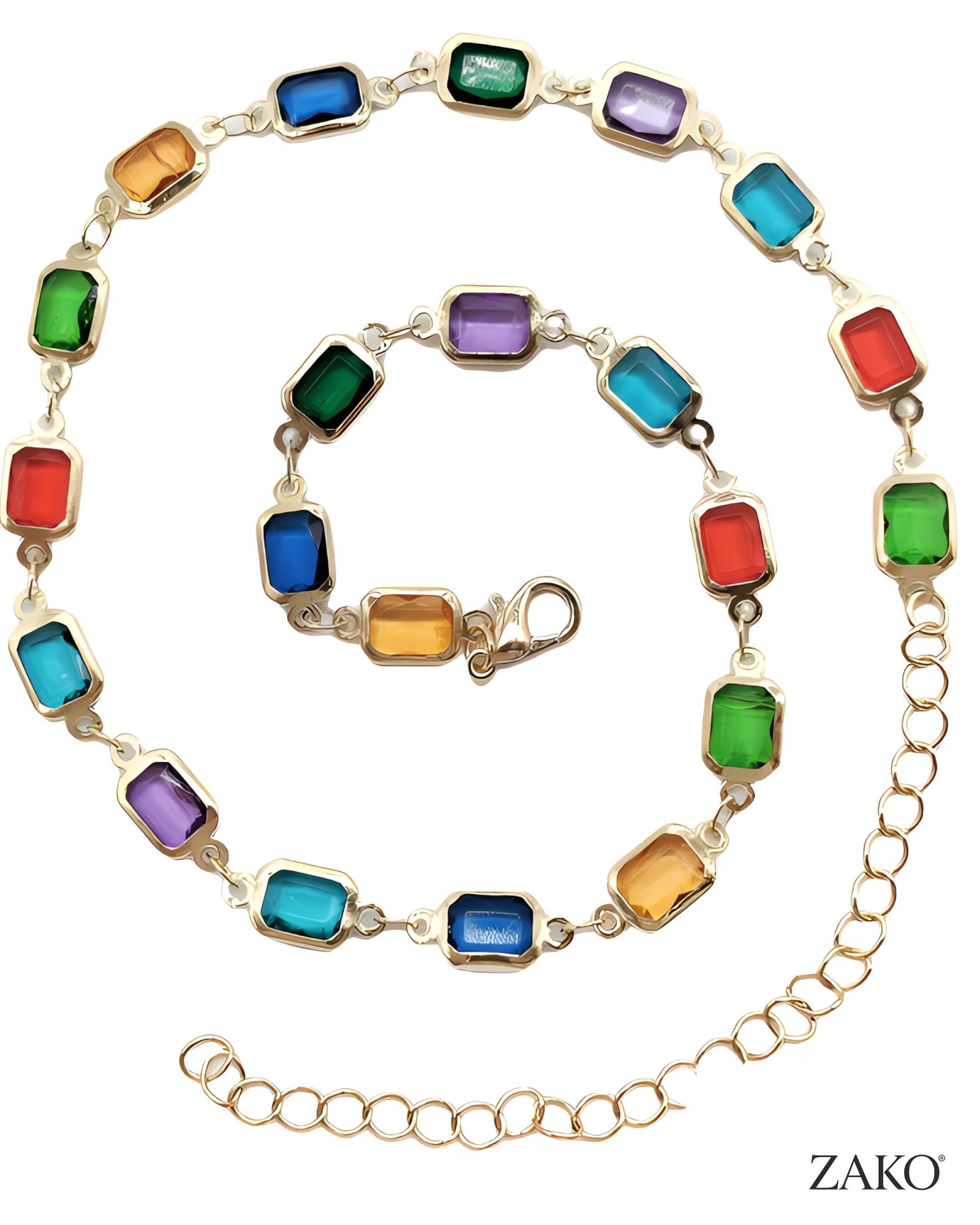 Rainbow Crystal Choker - Image 3