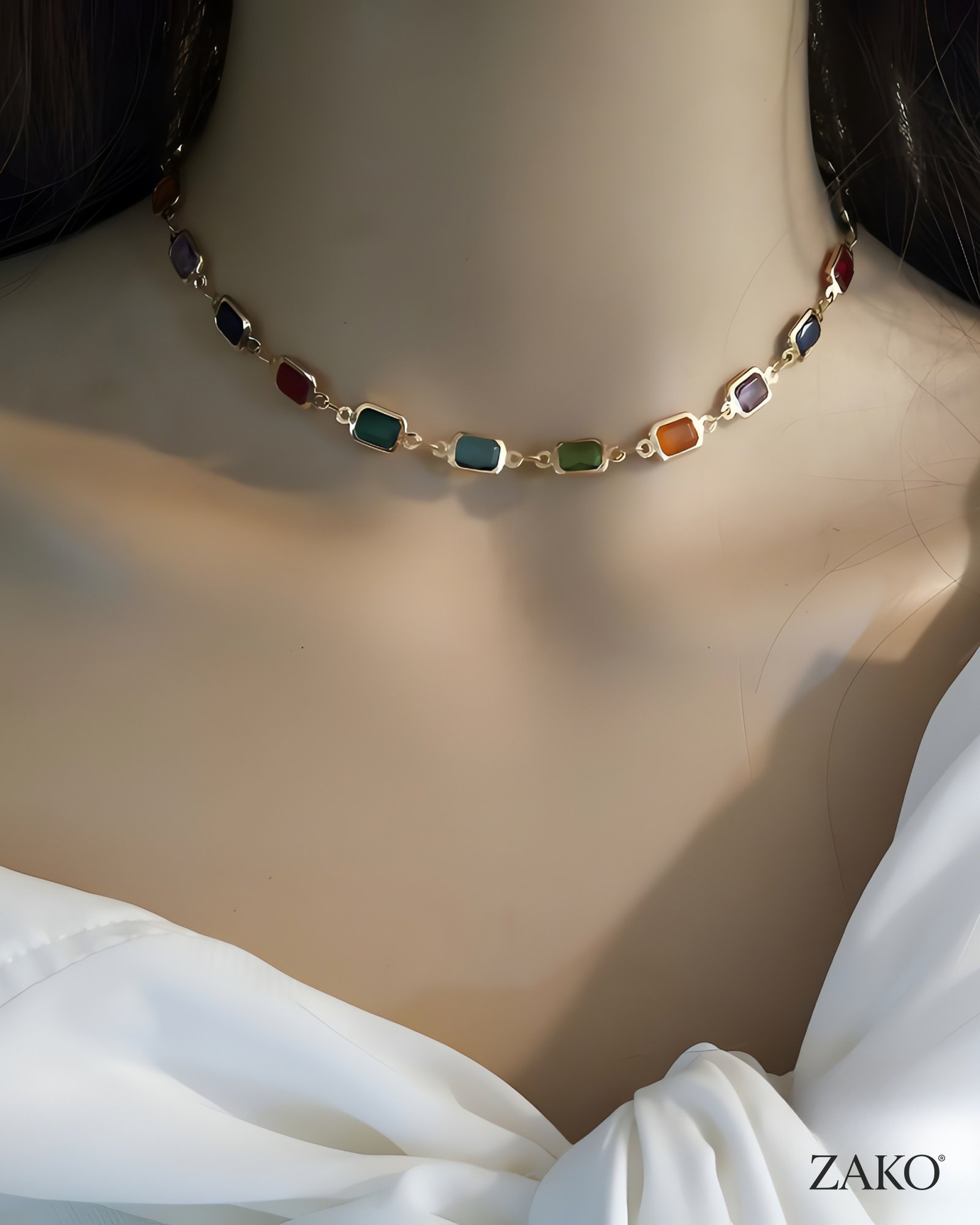 Rainbow Crystal Choker - Image 5