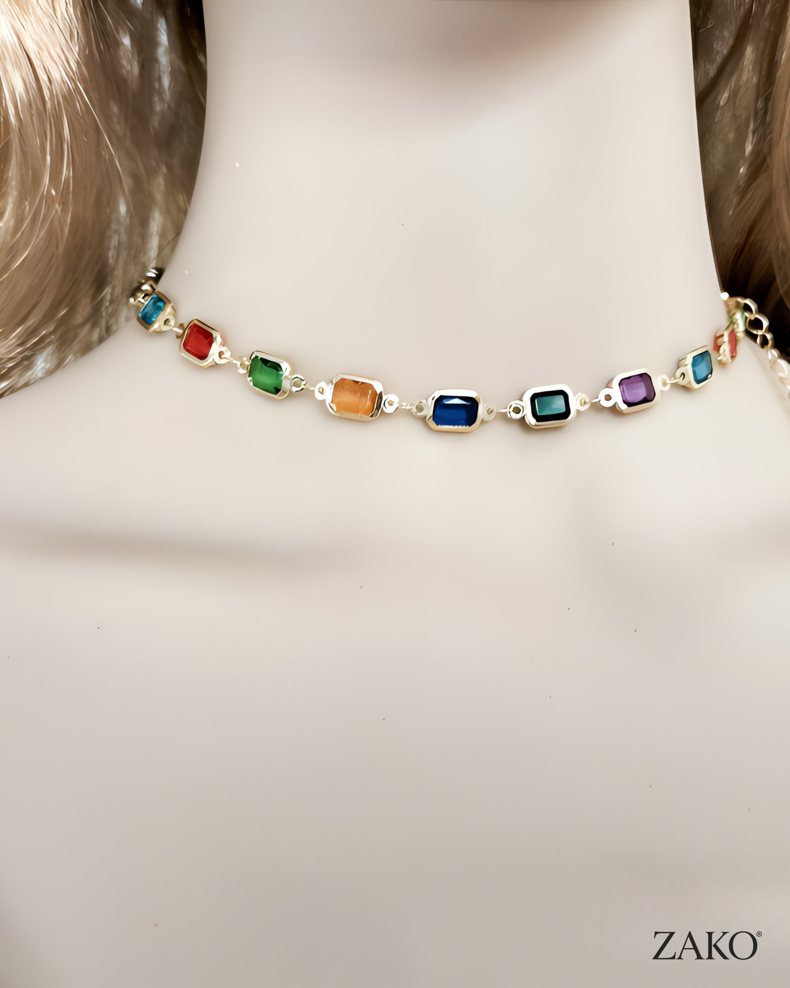 Rainbow Crystal Choker - Image 6